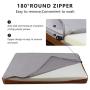 JoicyCo Dog Crate Bed Mat Dog Beds Mattress Pet Bed for Large Dogs Foam Cushion Anti-Slip with Washable Cover 39.37'' JoicyCo Dog Crate Bed Mat Dog Beds Mattress Pet Bed for Large Dogs Foam Cushion Anti-Slip with Washable Cover 39.37''