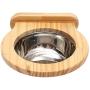 Morezi Hanging Dog and cat Bowls, cat Food Bowls, Adjustable Height pet Bowls Hanging cage Kennel, Elevated Food or Water Bowls for Puppy, Kitten and Bird