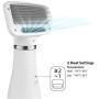 iPettie Pet Hair Dryer, Quiet, 2 Heat Settings & Portable Dog Dryer with Slicker Brush, Professional Home Grooming Furry Drying Blower for Small Large Cat Dog, Optional in Two Different Brushes