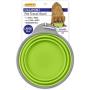 RUFFIN IT Collapsible Bowl, 17oz Small, Variety of Colors Pink