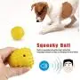 Idepet Dog Toy Ball, Nontoxic Bite Resistant Toy Ball for Pet Dogs Puppy Cat, Dog Pet Food Treat Feeder Chew Tooth Cleaning Ball Exercise Game IQ Training Ball