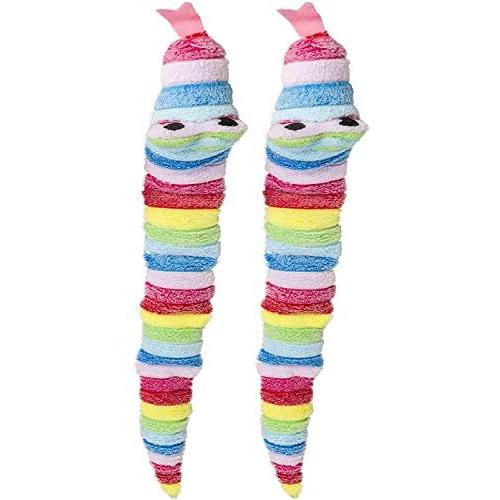Spot Ethical Products 2 Pack of Slithery Snakes Squeak Toys for Dogs, 24 Inch, Assorted Patterns