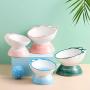 LIONWEI LIONWELI Ceramic Tilted Elevated Cat Dog Bowl Raised Cat Food Water Bowl Dish Pet Comfort Feeding Bowls