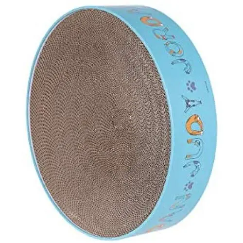 MINISO Cat Scratching Board, Cat Scratcher Lounge Bed, Cat Scratching Pad for Small and Medium Cats