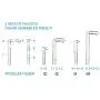 NPET Two Types Water Outlet Replacement Faucet Kit for WF020/WF020TP/WF050 Cat Water Fountain NPET Two Types Water Outlet Replacement Faucet Kit for WF020/WF020TP/WF050 Cat Water Fountain