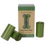 Freefly Biodegradable Dog waste bags,Dog poop bags,Dog bags,8 Rolls120 Counts,Plastic Free, Unscented, Vegetable-Based & Eco-Friendly, Thick & Leak Proof, Easy Detach & Open | Sizes 9 x 13 Inches