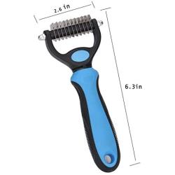 weback flea Comb for Cats Dogs Pets - Best Grooming Tools Set Effective Float Hair Remover - Pet Tear Stain Remover Combs - Nit - Comb for Removal Dandruff - Pet Grooming Brush