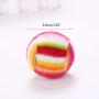 Aopiu 5pcs Funny Pet Cat Ball Toys,Kitten Teaser Bite Interactive Chew Grinding Toy