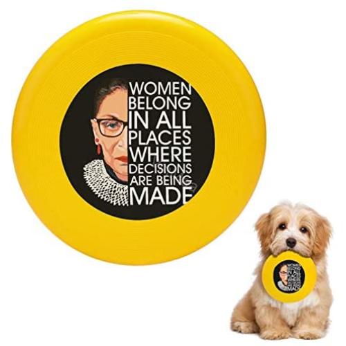 Pet Frisbee Flying Disc Dog Toy - Multifunction Women Belong in All Places Where Decisions are Being Made