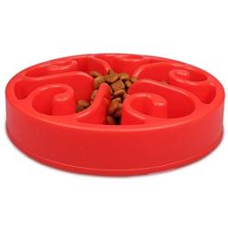 wangstar Slow Pet Bowl Slow Feeder for Dog Cats, Bloat Stop Puzzle Bowl Fun Maze Feeder Slow Feeding Anti-Skid Design