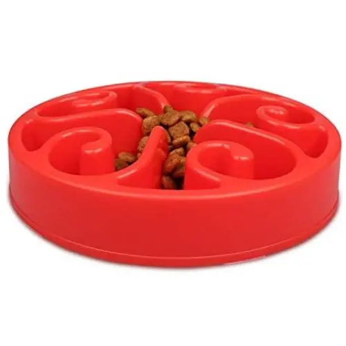 wangstar Slow Pet Bowl Slow Feeder for Dog Cats, Bloat Stop Puzzle Bowl Fun Maze Feeder Slow Feeding Anti-Skid Design wangstar Slow Pet Bowl Slow Feeder for Dog Cats, Bloat Stop Puzzle Bowl Fun Maze Feeder Slow Feeding Anti-Skid Design