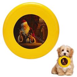Pet Frisbee Flying Disc Dog Toy - Multifunction Christmas Eve Touch Up Greg Olsen