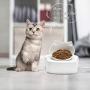 Legendog Elevated Cat Bowl: Cat Bowls Cat Food Bowls Cat Water Bowl 0-15°Adjustable Cat Bowl with Stress-Free for Kitten/Cat