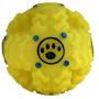 KINREX Food Dispenser for Dog and Cat - Interactive Dog Toys - Funny Dog Puzzle - IQ Treat Ball - Yellow 4''