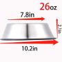 NAIYO Dog Bowl Stainless Steel Dog Bowl with Rubber Base for 8oz 16oz 26oz Small/Medium/Large Dogs,Pets Feeder Bowl and Water Bowl Perfect Choice,Dogs and Kittens