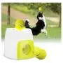 RICKYZHU Automatic Ball Launcher Pet Dog Launcher Tennis Ball Toy Interactive Fetch Chucker Thrower ABS RICKYZHU Automatic Ball Launcher Pet Dog Launcher Tennis Ball Toy Interactive Fetch Chucker Thrower ABS
