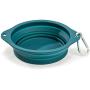 Ruff Products BarkBowl (Dark Teal, 800ml) - Collapsible Dog Bowl