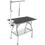Flying Pig 32'' Small Size Heavy Duty Stainless Steel Frame Foldable Dog Pet Grooming Table (32'' x 21'')