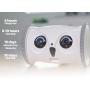 SKYMEE Owl Robot: Mobile Full HD Pet Camera with Treat Dispenser, Interactive Toy for Dogs and Cats, Remote Control via App (2.4G WiFi ONLY)