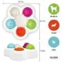 CALHNNA Pet IQ Intelligent Toy Smart Dog Puzzle Toys for Beginner, Puppy Treat Dispenser Interactive Dog Toys - Improve Your Dogs IQ, Specially Designed for Training Treats