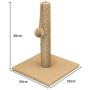 SOMNIA Cat Scratching Post with Cat Interactive Toys,Sisal Cat Scratch Post,Covered with Soft Smooth Plush