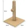 SOMNIA Cat Scratching Post with Cat Interactive Toys,Sisal Cat Scratch Post,Covered with Soft Smooth Plush SOMNIA Cat Scratching Post with Cat Interactive Toys,Sisal Cat Scratch Post,Covered with Soft Smooth Plush