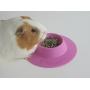STAYbowl Tip-Proof Ergonomic Pet Bowl for Guinea Pig and Other Small Pets, 1/4-Cup Small Size, Lilac (Purple)