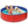 HCILY Pet Bath Pool Collapsible Kids Pool Plastic Dog Cat Wash Tub in The Garden
