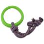 Beco Rubber Hoop on Rope Dog Toy