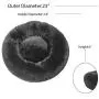 Soft Plush Round Pet Bed for Cats Or Small Dogs Cat Bed Self Warming Autumn Winter Indoor Sleeping Cozy Pet Bed for Small Dogs and Cats Donut Soft Plush Round Pet Bed for Cats Or Small Dogs Cat Bed Self Warming Autumn Winter Indoor Sleeping Cozy Pet Bed for Small Dogs and Cats Donut