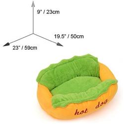 The Hot Dog Bed and Pet Sofa