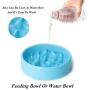 JASGOOD Dog Feeder Slow Eating Pet Bowl Eco-Friendly Durable Non-Toxic Preventing Choking Healthy Design Bowl for Dog Pet