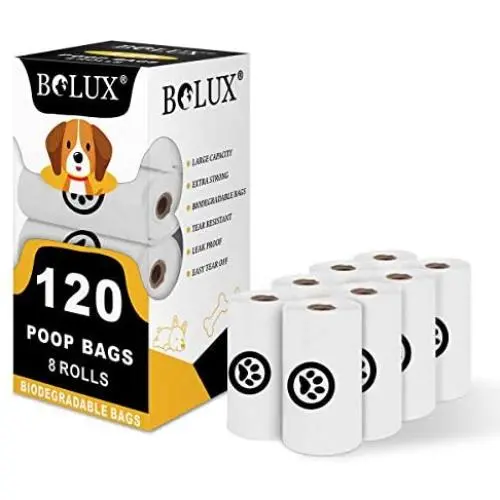 Bolux Dog Poop Bags, Extra Thick and Strong Dog Waste Bags, Leak-Proof Pet Waste Bags Refill Rolls