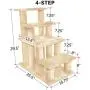 Furhaven Pet - Steady Paws Furniture Assist Multi-Step Dog Stairs for High Beds & Couch for Dogs & Cats - Multiple Heights & Colors Furhaven Pet - Steady Paws Furniture Assist Multi-Step Dog Stairs for High Beds & Couch for Dogs & Cats - Multiple Heights & Colors
