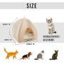 WESTERN HOME WH Cat Beds for Indoor Cats, Cat Tent Cave House with Soft Removable Washable Cushion Pillow