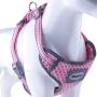 ThinkPet Reflective Breathable Soft Air Mesh No Pull Puppy Choke Free Over Head Vest Ventilation Harness for Puppy Small Medium Dogs and Cats