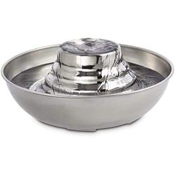 HARMONY Tiered Stainless Steel Deluxe Pet Fountain, 96 oz, 3X-Large