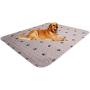 SincoPet Reusable Pee Pad + Free Puppy Grooming Gloves/Quilted, Fast Absorbing Machine Washable Dog Whelping Pad/Waterproof Puppy Training Pad/Housebreaking Absorption Pads