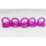 NikoNiko 10 Purple Rubber Rings Thumb Ring Sizing Insert for Grooming Scissors 5L 5S