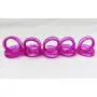 NikoNiko 10 Purple Rubber Rings Thumb Ring Sizing Insert for Grooming Scissors 5L 5S