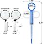 PAGOW 2 Pcs Pet Medicine Feeder, Silicone Syringe Cat Dog Puppy Pill Dispenser Suit with Soft Tips, Pet Cat Dog Puppy Pill Tablet Versus Control Rods