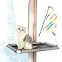 Tocypho Space Saving Cat Window Perch Pet Resting Cat Window Hammock Bed Kitty Window Sunny Seat with Upgraded 4 Big Suction Cups Holds Up to 40lbs Tocypho Space Saving Cat Window Perch Pet Resting Cat Window Hammock Bed Kitty Window Sunny Seat with Upgraded 4 Big Suction Cups Holds Up to 40lbs
