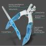 NANRE Dog Nail Clippers,Trimmer & Comb Gift Sets, Pet Grooming Tool for Dogs & Cats