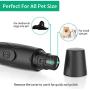MaikcQ Dog Nail Grinder, Pet Nail Grinder,Upgraded Electric Rechargeable Pet Painless Nail Trimmer Low Noise Grooming Kit for Small Medium Dogs & Cats