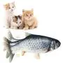 PJLJY 10'' Electric Moving Cat Kicker Fish Toy, Realistic Plush Simulation Electric Wagging Fish Cat Toy Catnip Kicker Toys, Funny Interactive Pets Chew Bite Supplies for Cat PJLJY 10'' Electric Moving Cat Kicker Fish Toy, Realistic Plush Simulation Electric Wagging Fish Cat Toy Catnip Kicker Toys, Funny Interactive Pets Chew Bite Supplies for Cat