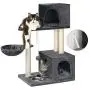 BTY Cat Tree, Small Cat Trees and Towers Multi-Level Cat Scratching Post Tree Stand House Cat Activity Center with Feed Bowl, Bells, House Cave for Cats & Kittens BTY Cat Tree, Small Cat Trees and Towers Multi-Level Cat Scratching Post Tree Stand House Cat Activity Center with Feed Bowl, Bells, House Cave for Cats & Kittens