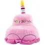 Midlee 2 Layer Birthday Cake Dog Toy (Pink) Midlee 2 Layer Birthday Cake Dog Toy (Pink)