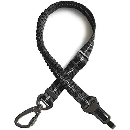 Wishnice 3-in-1 Upgraded Dog Seat Belt with Bungee and Adjustable, Elastic Durable Nylon Pet Dog Cat Car Seat Belt Safety Leads Vehicle Seatbelt Harness for Daily Use and Travel Wishnice 3-in-1 Upgraded Dog Seat Belt with Bungee and Adjustable, Elastic Durable Nylon Pet Dog Cat Car Seat Belt Safety Leads Vehicle Seatbelt Harness for Daily Use and Travel