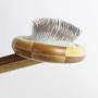 Outlavish Sheepskin Brush Bamboo Slicker, Longer Prongs, Stronger Design