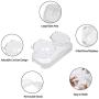 GAPZER Elevated Cat Dog Bowls Food Grade Material 0/15° Tilted Pet Food Water Bowls with Anti Slip Raised Stand Detachable Orthopedic Pet Feeder No-Spill Anti-Overturn